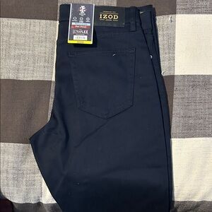 IZOD Black UltraFlex Pants